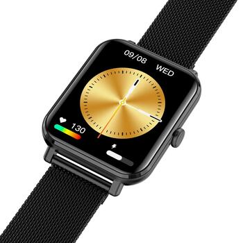 Garett Smartwatch GRC CLASSIC Black Steel Умные часы IPS / Bluetooth / IP68 / SMS (CLASSIC_BLK_STL)