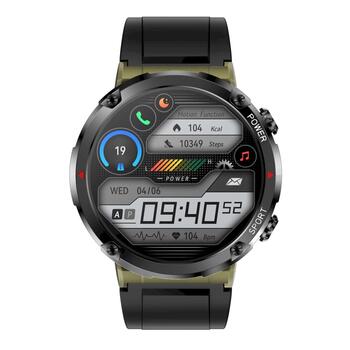 Smartwatch Gravity GT21-7 Смарт-часы с силиконовым ремешком / чёрный (GT21-7)