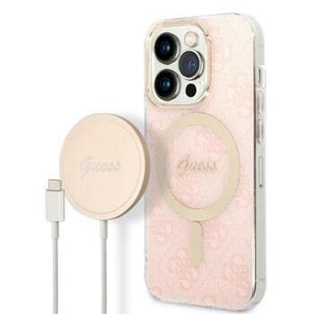 Guess Set GUBPP14LH4EACSP Защитный чехол и зарядное устройство для iPhone 14 Pro 6,1