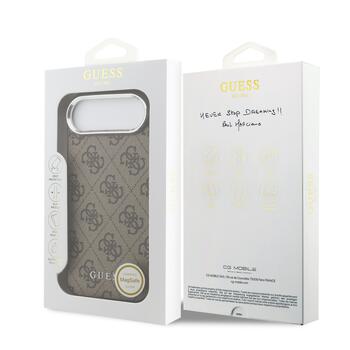 Guess 4G MagSafe Case Aizsargapvalks priekš iPhone Air / brūns (GUHMP17MP4GSSMCW)