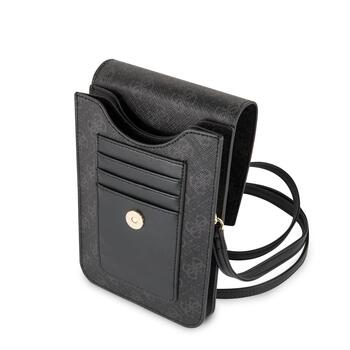 Guess 4G Wallet Universals maciņš / melns (GUWBSQGBK)
