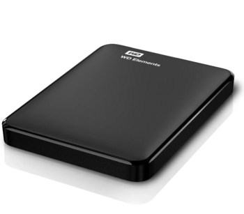 WesternDigital Elements Внешний Жесткий Диск 1TB (WDBUZG0010BBK-WESN)