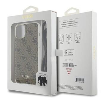Guess GUHCP15SHC4SEW Crossbody Cord 4G Print Aizsargapvalks priekš iPhone 15 / 14 / 13 6.1