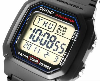 CASIO W-800H-1AVES Vīriešu pulkstenis (W-800H-1AVES)