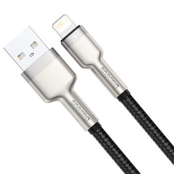 Baseus Cafule USB Cable Кабель для зарядки Lightning 2.4A 1m / чёрный (CALJK-A01)