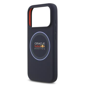Red Bull Silicone Blue Ring MagSafe Case Чехол для Apple iPhone 17 Pro (RBHMP17L24SIILVB)