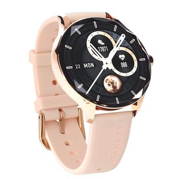 Garett Smartwatch Viva gold steel Умные часы AMOLED / IP67 / Find your phone / Music playback control (VIVA_GLD_STL)