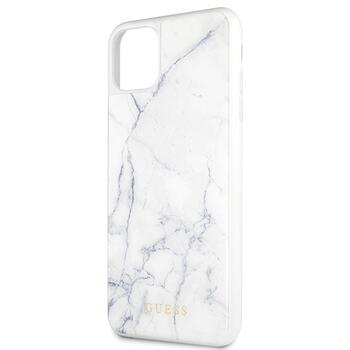 Guess GUHCN65HYMAWH Защитный чехол для iPhone 11 Pro Max / белый Marble (GUHCN65HYMAWH)