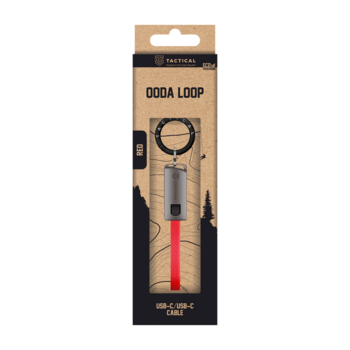 Tactical OODA Loop USB-C/USB-C Кабель / красный (TA-57983127298)