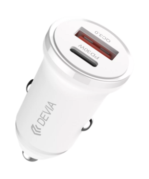 Devia Smart Mini PD Auto lādētājs 30W (EA442WH)