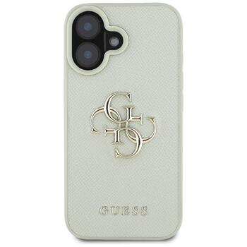 Guess Grained Big 4G Logo Small Classic Logo Case Защитный чехол для iPhone 16 / зелёный (GUHCP16SPGT4MBN)