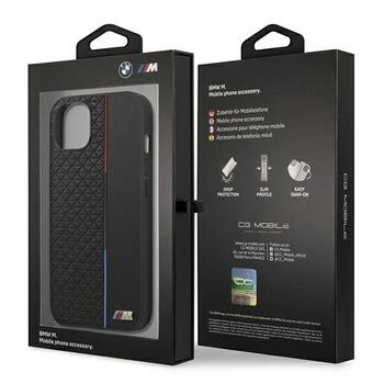 BMW Коллекция M BMHCP13STRTBK Back Case Кожанный Чехол для телефона Apple iPhone 13 Mini (BMHCP13STRTBK)