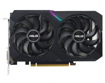 Asus Dual GeForce RTX 3050 Видеокарта 8GB GDDR6 (90YV0GH6-M0NA00)