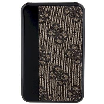 Guess Powerbank 18W GUPB10DP4GEGW 10000mAh 4G Leather Metal Logo Зарядная батарея / коричневый (GUPB10DP4GEGW)