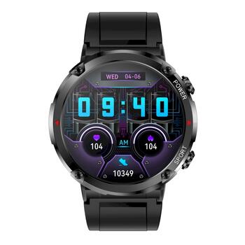 Smartwatch Gravity GT21-3 Смарт-часы с силиконовым ремешком / чёрный (GT21-3)