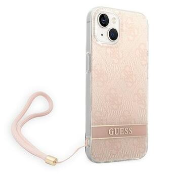 Guess GUOHCP14MH4STP Hardcase 4G Print Strap Защитный чехол для iPhone 14 Plus / 15 Plus 6.7