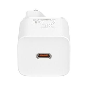 Baseus CCSP020102 Super Si 1C Ceļojuma Lādētājs 25W (CCSP020102)