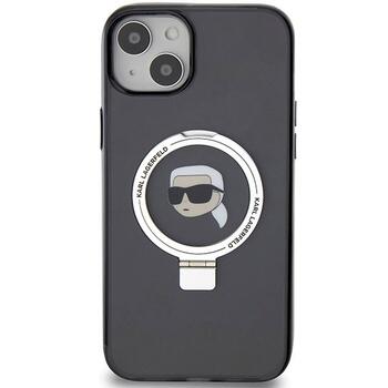 Karl Lagerfeld KLHMP15MHMRSKHK Ring Stand Karl He Aizsargapvalks priekš iPhone 15 Plus/14 Plus 6.7
