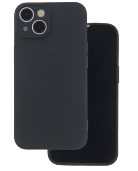 Mocco Simple Color MagSafe Case Защитный Чехол для Apple iPhone 14 (MC-SCMS-IPH-14-BK)