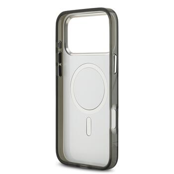 Karl Lagerfeld IML Aquarelle Karl and Choupette Case Защитный чехол для iPhone 17 Pro / чёрный (KLHMP17LHMKCAQOK)