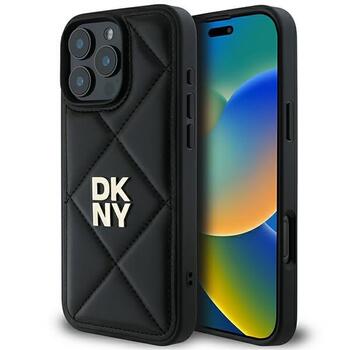 DKNY Quilted Stack Logo Защитный Чехол для Apple iPhone 16 Pro (DKHCP16LPQDSLK)