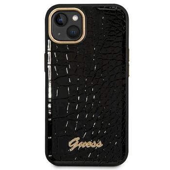 Guess GUHCP14MHGCRHK Croco Collection Aizsargapvalks priekš iPhone 14 Plus / 15 Plus 6.7