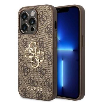 Guess 4G Big Metal Logo Back Case Защитный Чехол для Apple iPhone 15 Pro Max (GUHCP15X4GMGBR)