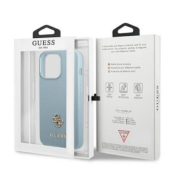 Guess GUHCP13LPS4MB Hardcase Saffiano 4G Small Metal Logo Защитный чехол для iPhone 13 Pro / 13 6,1