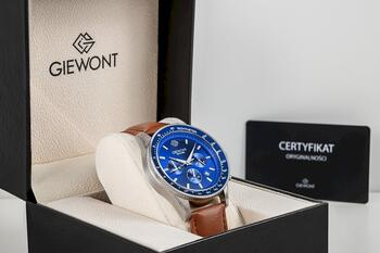 Giewont Chronograph Sapphire Vīriešu pulkstenis / brūni zils (GW3520-A5)