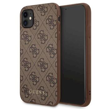 Guess GUHCN61G4GFBR Hardcase 4G Metal Gold Logo Защитный чехол для iPhone 11 6,1