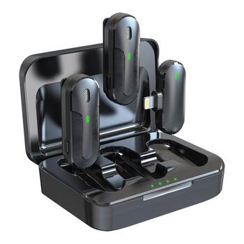 Devia Kintone 2in1 Lightning беспроводной микрофон для смартфона (M8-2-L)