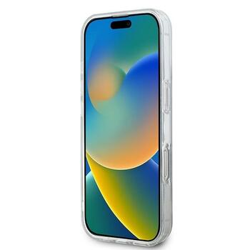 DKNY Repeat Texture Pattern With Stripe Защитный Чехол для Apple iPhone 16 Pro (DKHMP16LHRHSEK)