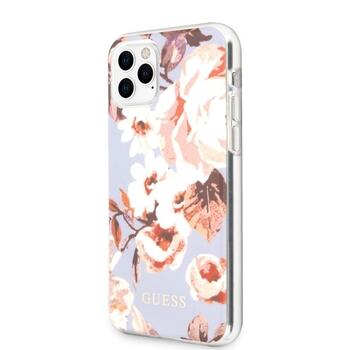 Guess GUHCN65IMLFL02 Flower Collection Защитный чехол для iPhone 11 Pro Max / сиреневый (GUHCN65IMLFL02)