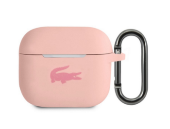Lacoste Liquid Silicone Glossy Printing Logo Case Чехол для наушников Apple AirPods 3 (LCA3SI)