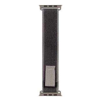 OBAL:ME Textile Strap Ремешок для часов Apple Watch 42-49mm M-L / серый/зелёный (57983126807)