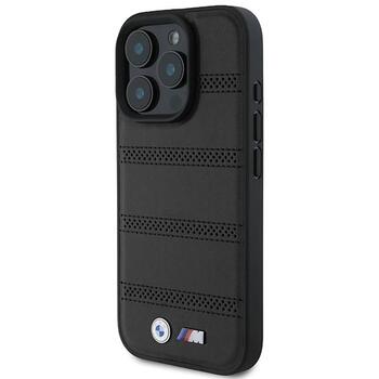 BMW M Perforated And Stitched Line MagSafe Aizsargapvalks priekš Apple iPhone 16 Pro (BMHMP16L23PUSPK)