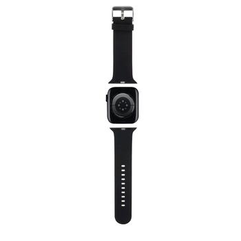 Karl Lagerfeld Karl Head NFT Ремешек для часов для Apple Watch 38/40/41 / чёрный (KLAWMSLKNK)