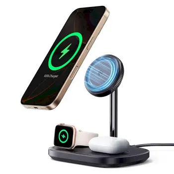 Baseus EnerFill FS41 3-в-1 Зарядная станция с охлаждением EU-вилка 45W USB-C to USB-C / чёрная (P10281904123-01)