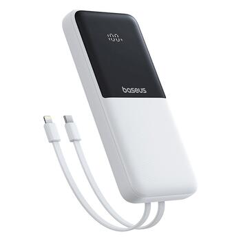 Baseus Lipow Портативный аккумулятор 10000 mAh 22.5W / белый (6932172679323)