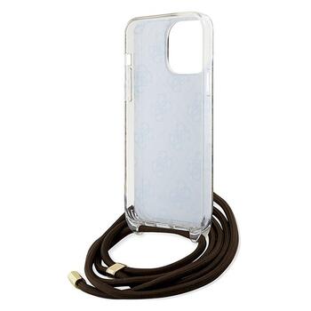 Guess GUHCP15LHC4SEW Hardcase Crossbody Cord 4G Print Защитный чехол для iPhone 15 Pro 6.1