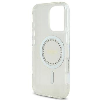 Guess GUHMP16XPFTDTEH IML Rhinestones MagSafe Aizsargapvalks priekš iPhone 16 Pro Max 6.9