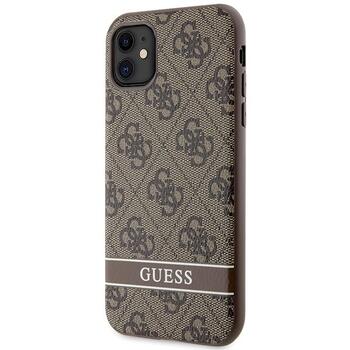 Guess GUHCN61P4SNW Hardcase 4G Stripe Защитный чехол для iPhone 11 / Xr / коричневый (GUHCN61P4SNW)