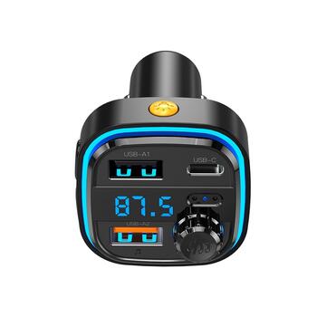 XO BCC08 FM Transmiteris ar Lādētāju 3.1A (GSM168527)