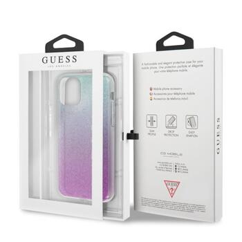 Guess GUHCN65PCUGLPBL Hardcase Glitter Gradient Защитный чехол для iPhone 11 Pro Max / pink blue (GUHCN65PCUGLPBL)