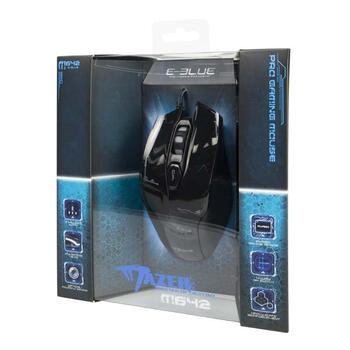 E-Blue EMS642 Master Of Destiny Игровая мышь с Дополнительными кнопками / LED / 3000 DPI / Avago Chipset / USB (EMS642BKAA-IU)