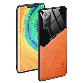 Mocco Lens Leather Back Case Кожанный чехол для Apple iPhone 12 Pro Оранжевый (MO-LC-AP-IP-12PRO)