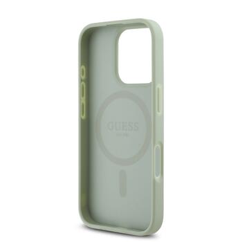 Guess PU Grained Classic Logo MagSafe Case Чехол для Apple iPhone 16 Pro (GUHMP16LPGHSMMN)
