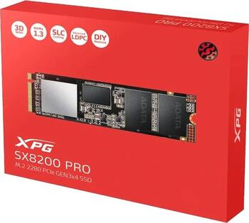 Adata XPG SX8200 PRO SSD 512GB PCIe Gen3x4 M.2 2280 (ASX8200PNP-512GT-C)