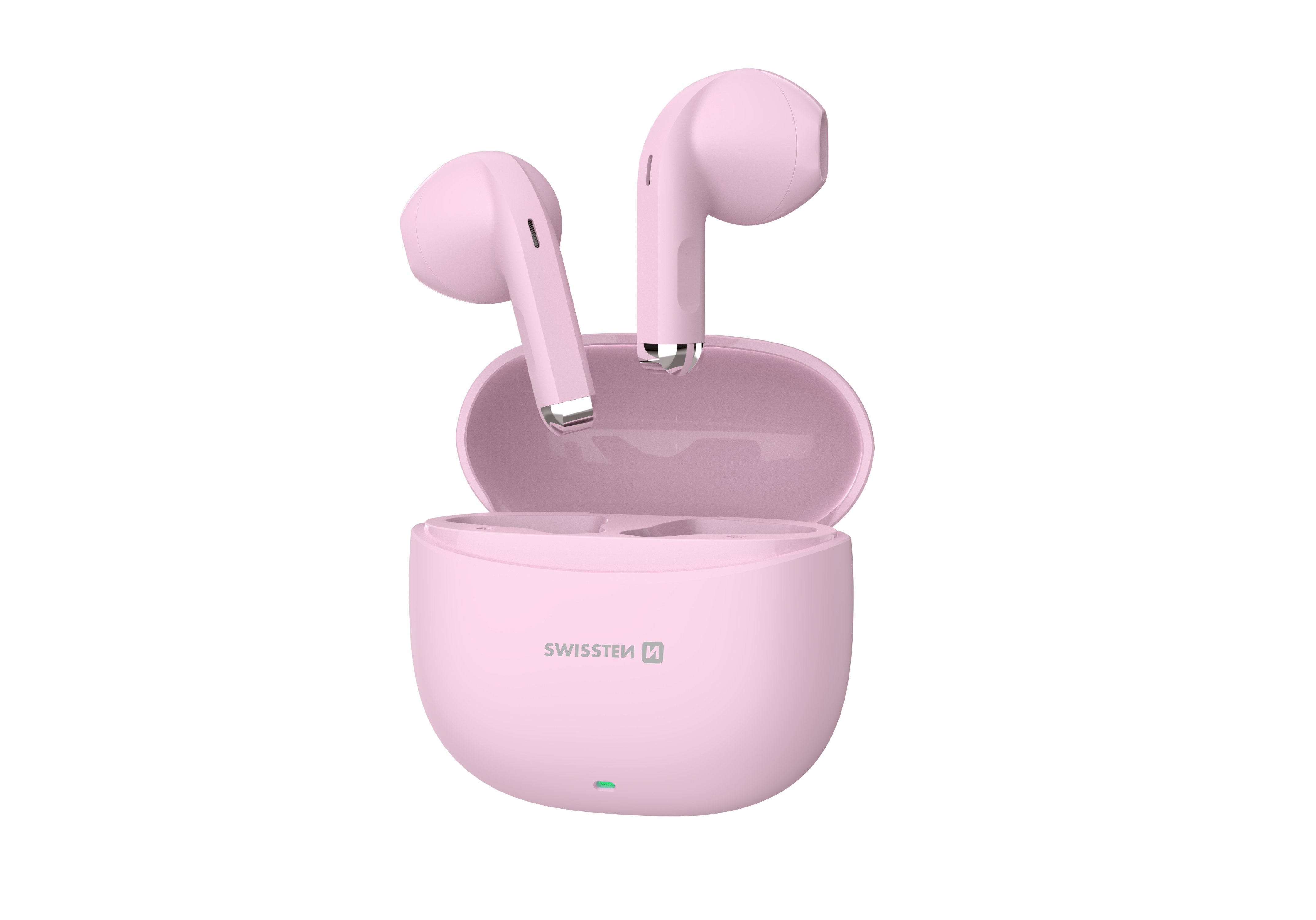 Swissten TWS Mini TUNE Bluetooth Стерео Гарнитура с Микрофоном Розовая (51107099)