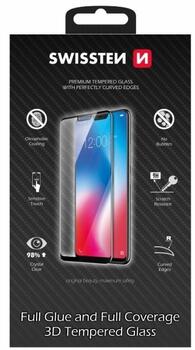 Swissten Ultra Durable Full Face / Full Glue Tempered Glass Premium 9H Защитное стекло Apple iPhone 13 Pro Max Черное (64701889)